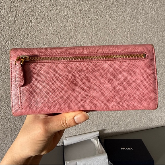 Prada Saffiano Metal Leather Long Continental Wallet - Picture 8 of 11